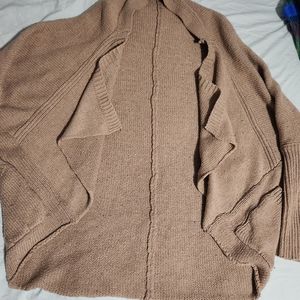 Tan Open Sweater